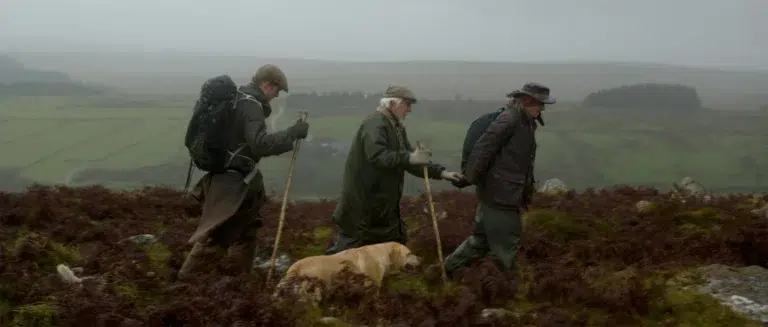 An image of Robin Hanbury-Tenison climbing brown willy for Here Now Films' recent BBC World Documentary.