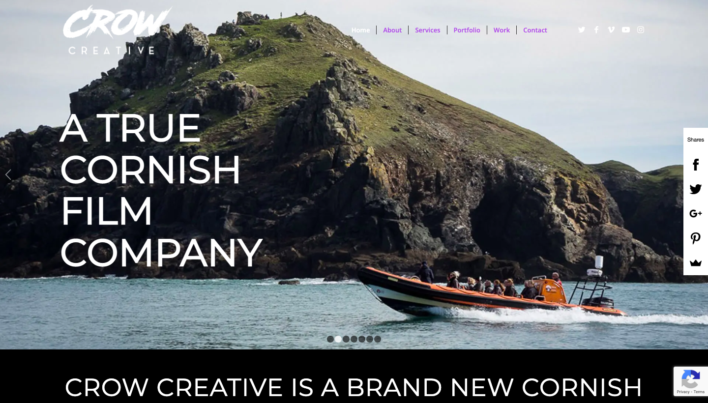 Crow Creative Filmmaker in Cornwall