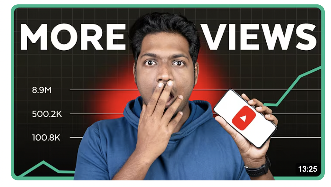 An image oif an eye catching thumbnail from a video teaching people how to improve their YouTube Video SEO.