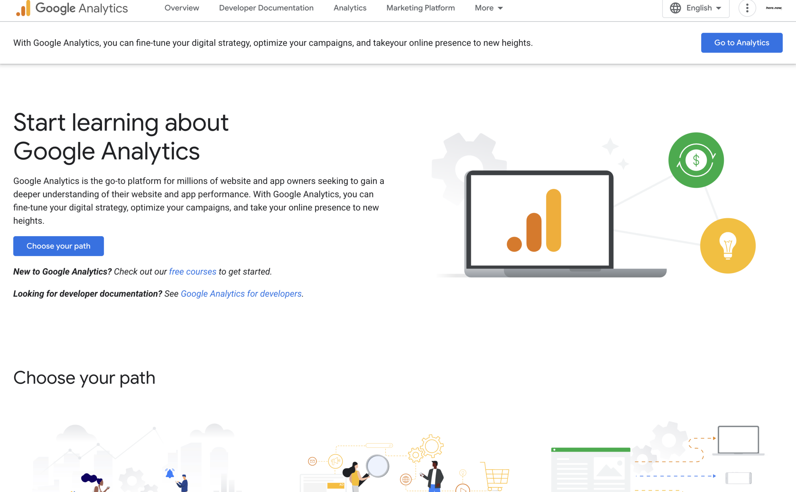 A screenshot of the Google Analytics 4 page, a great tool for an video marketeers arsenal. 