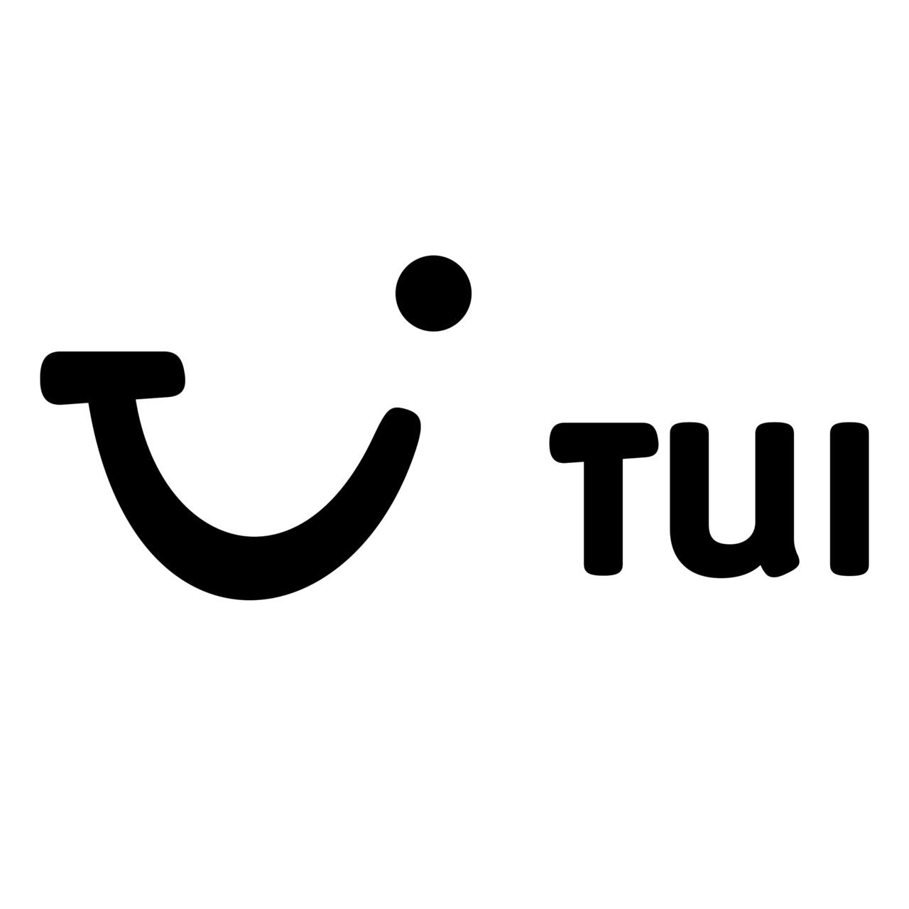 tui logo black and white