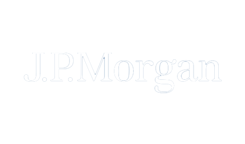 J.P. Morgan logo on black background