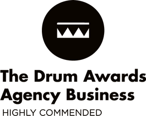 The Drum Awards Agency Business, Highly Commended badge