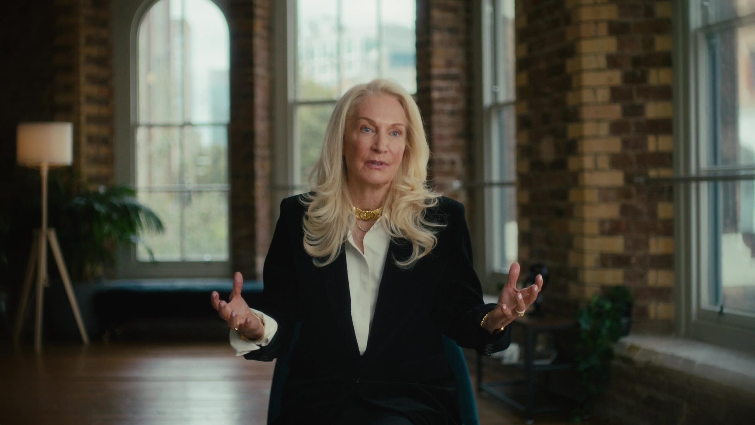 Nancy Curtin in interview in a New York loft, from The Purpose of Wealth for AlTi Tiedemann Global.